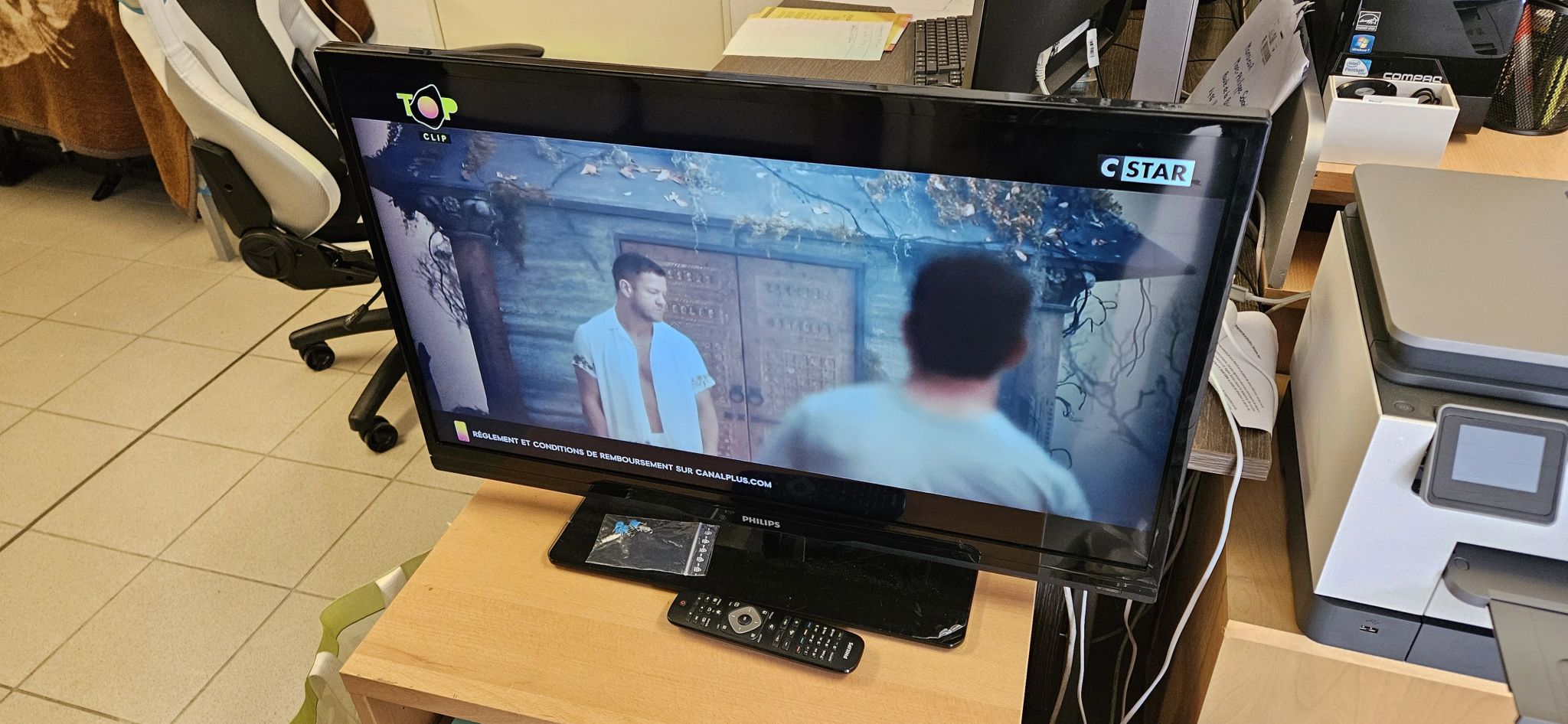 Photo d'une télévision Philips 32PFL3807k/02 que nous avons réparée