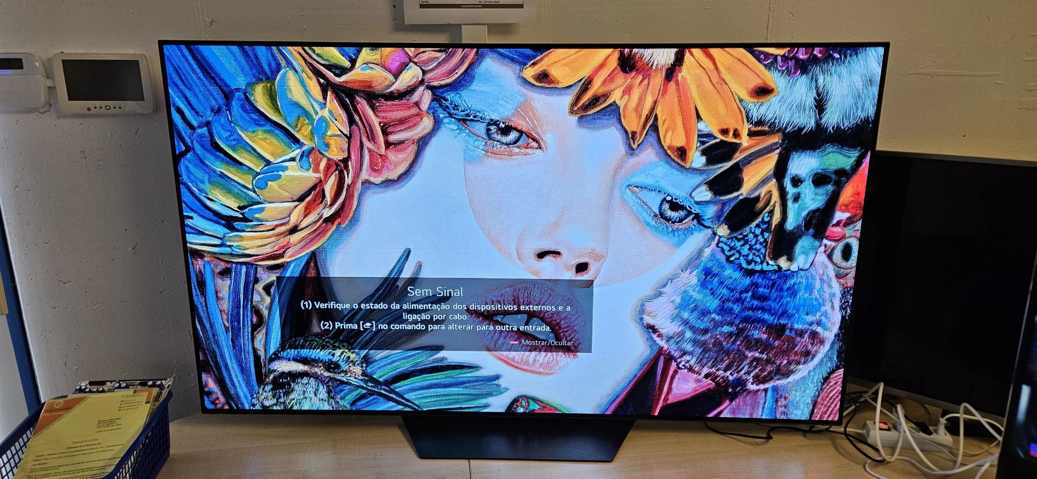 Photo d'une télévision OLED LG modèle OLED65C18LA que nous avons réparée