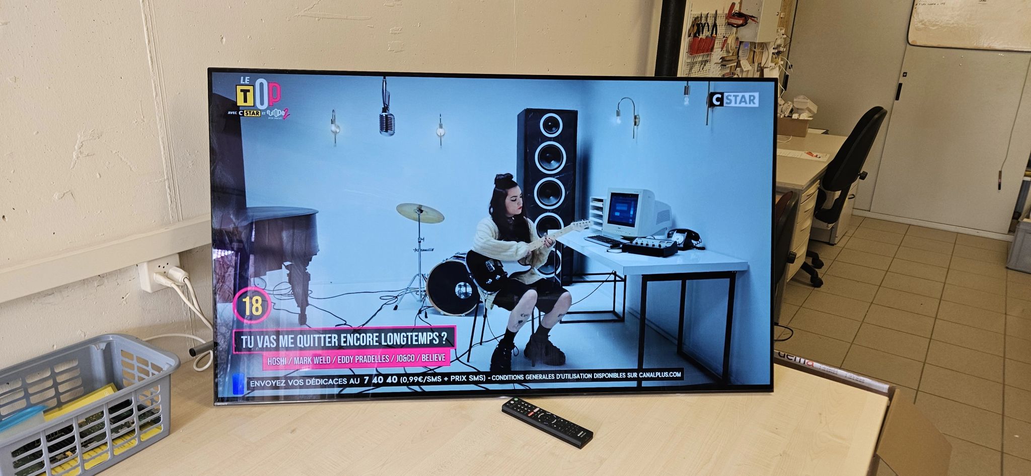 Photo d'une télévision Sony OLED KD-55A1 que nous avons réparée