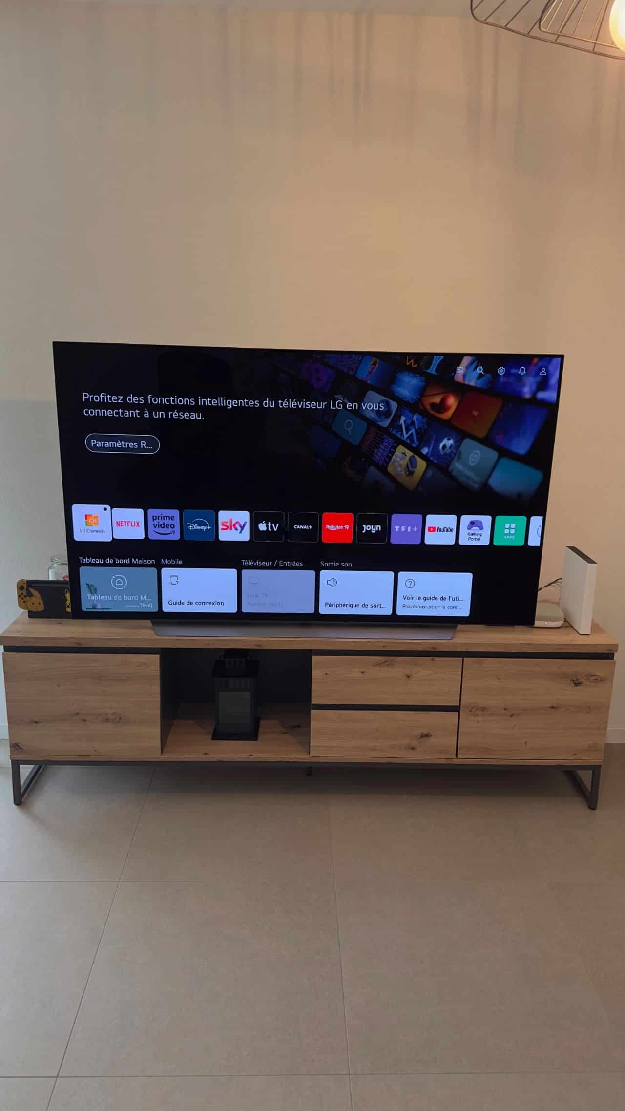 Photo d'une télévision OLED LG OLED65C18LA
