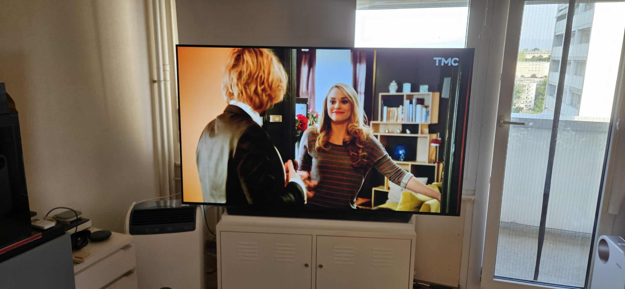 Photo d'une télévision OLED77C17LB que nous avons réparée