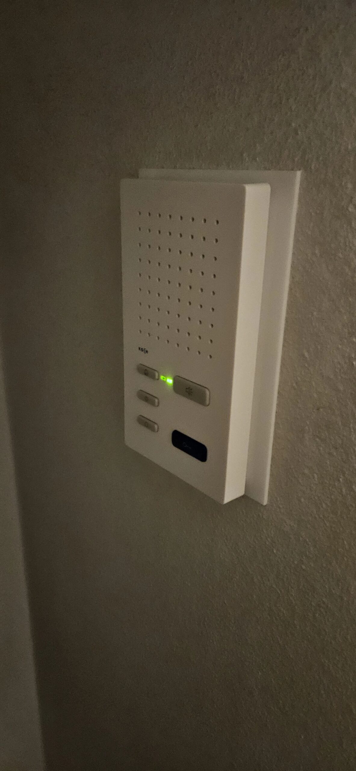 Photo d'un système d'interphones que nous avons remplacé dans un immeuble à Genève