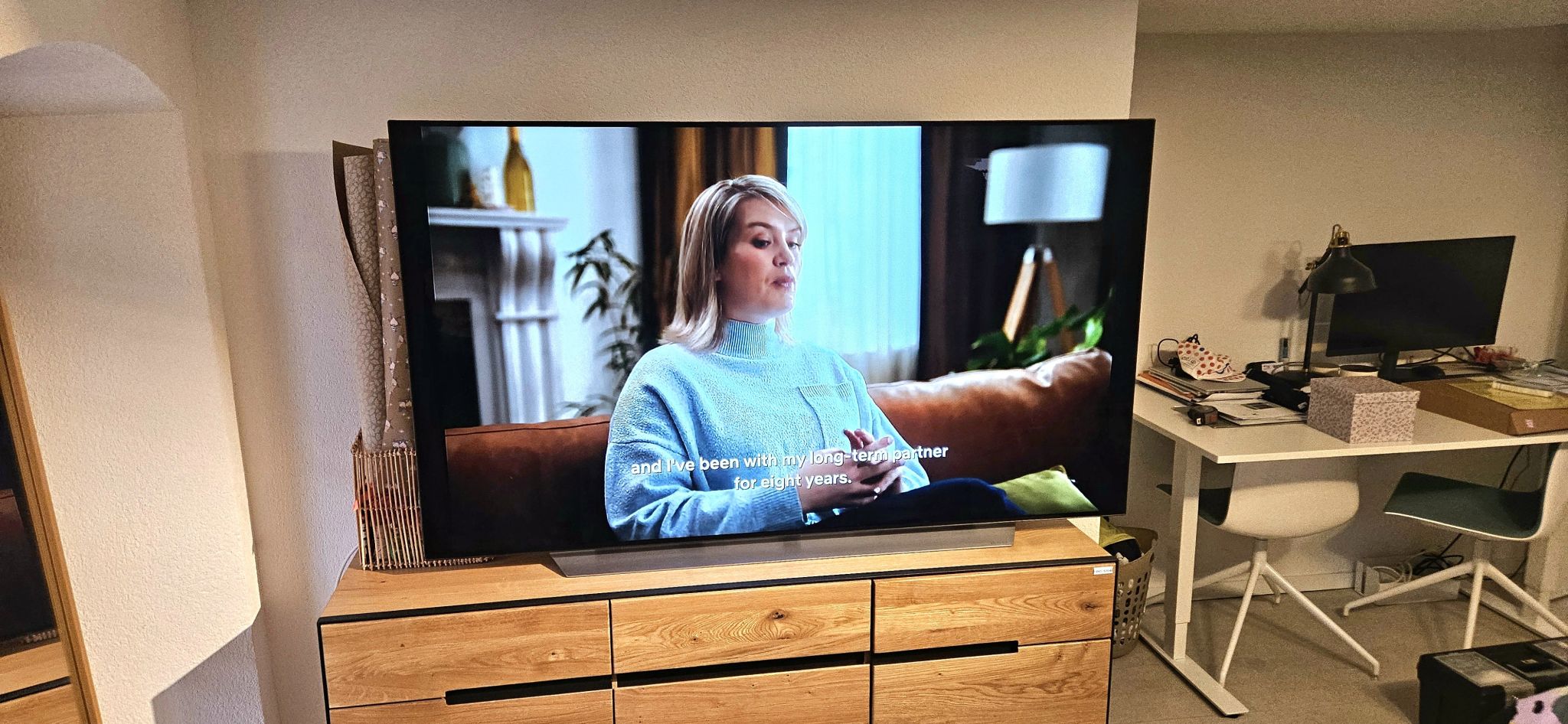 Photo d'une télévision OLED LG modèle OLED65C18LA réparée